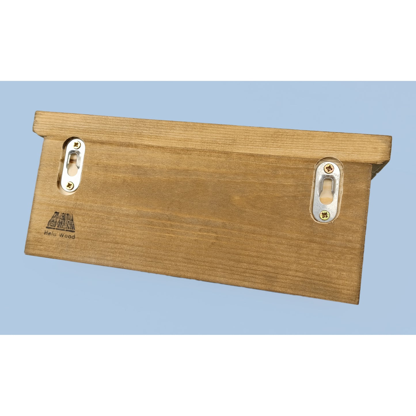 Floating Key Rack with Shelf | Cotton White, Sage Green or Oak Finish – Hidden Fixings – Handmade in the UK