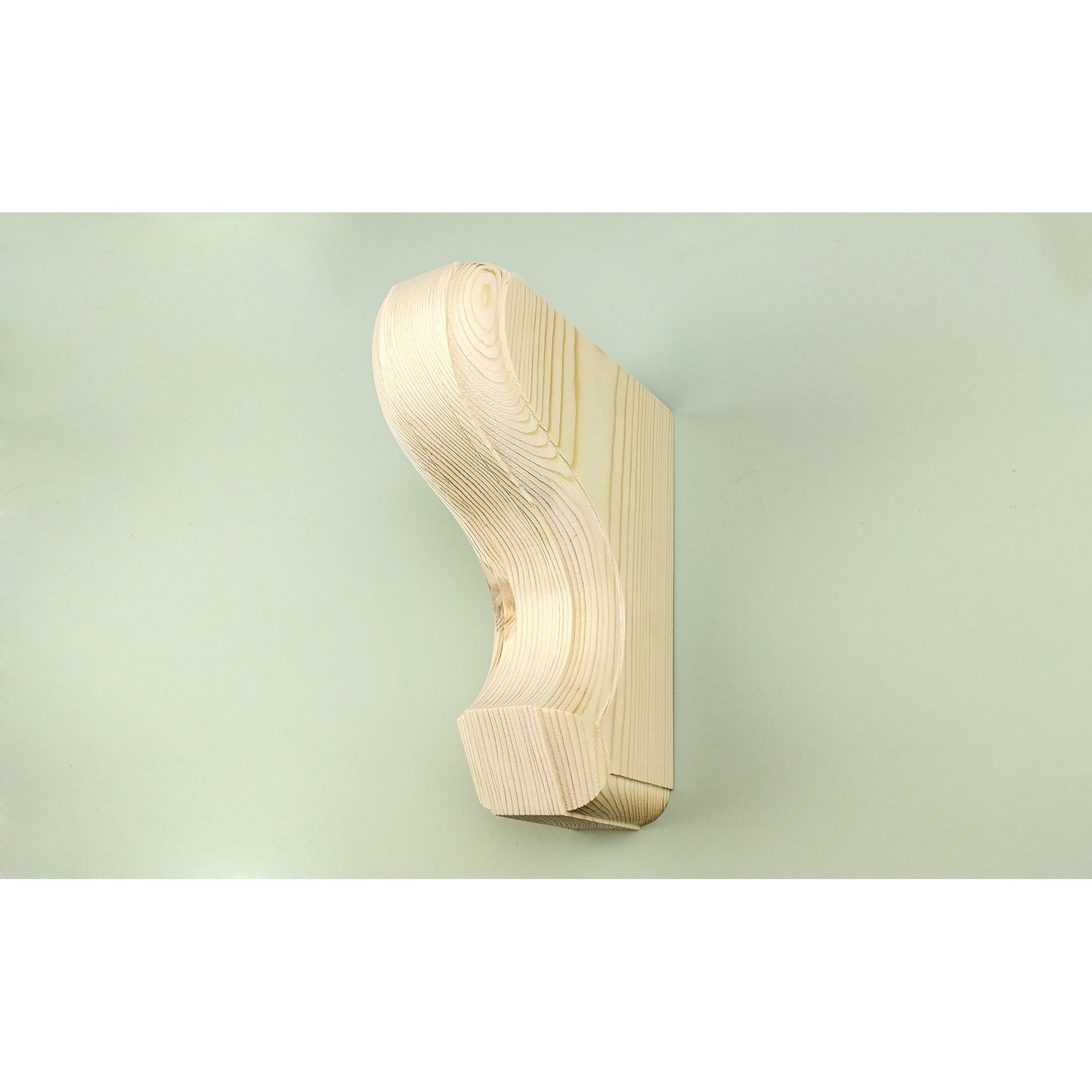 Pair of Wooden Corbels Shelf Brackets with Hidden Fixings - Design 2 - Made To Order