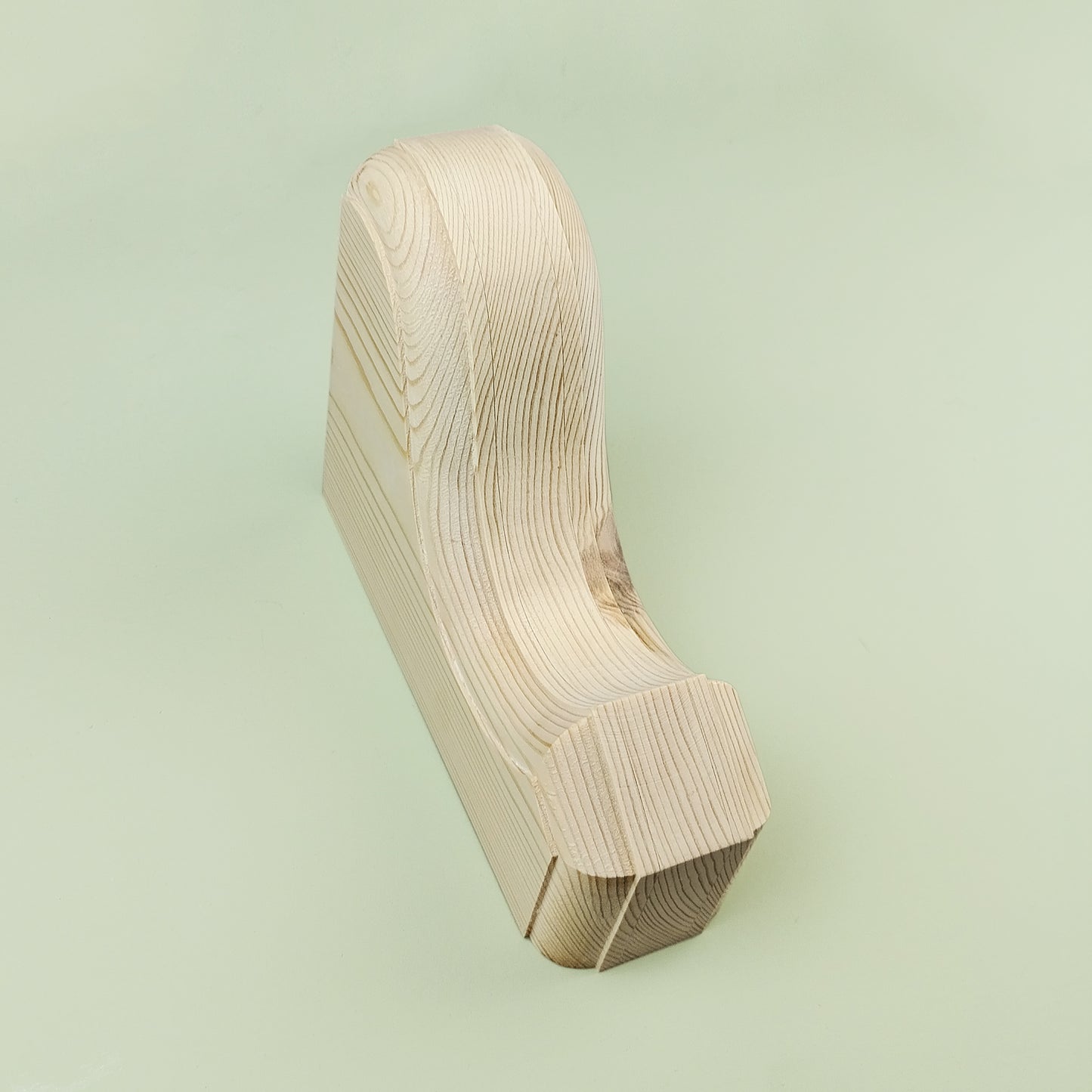 Pair of Wooden Corbels Shelf Brackets with Hidden Fixings - Design 2 - Made To Order