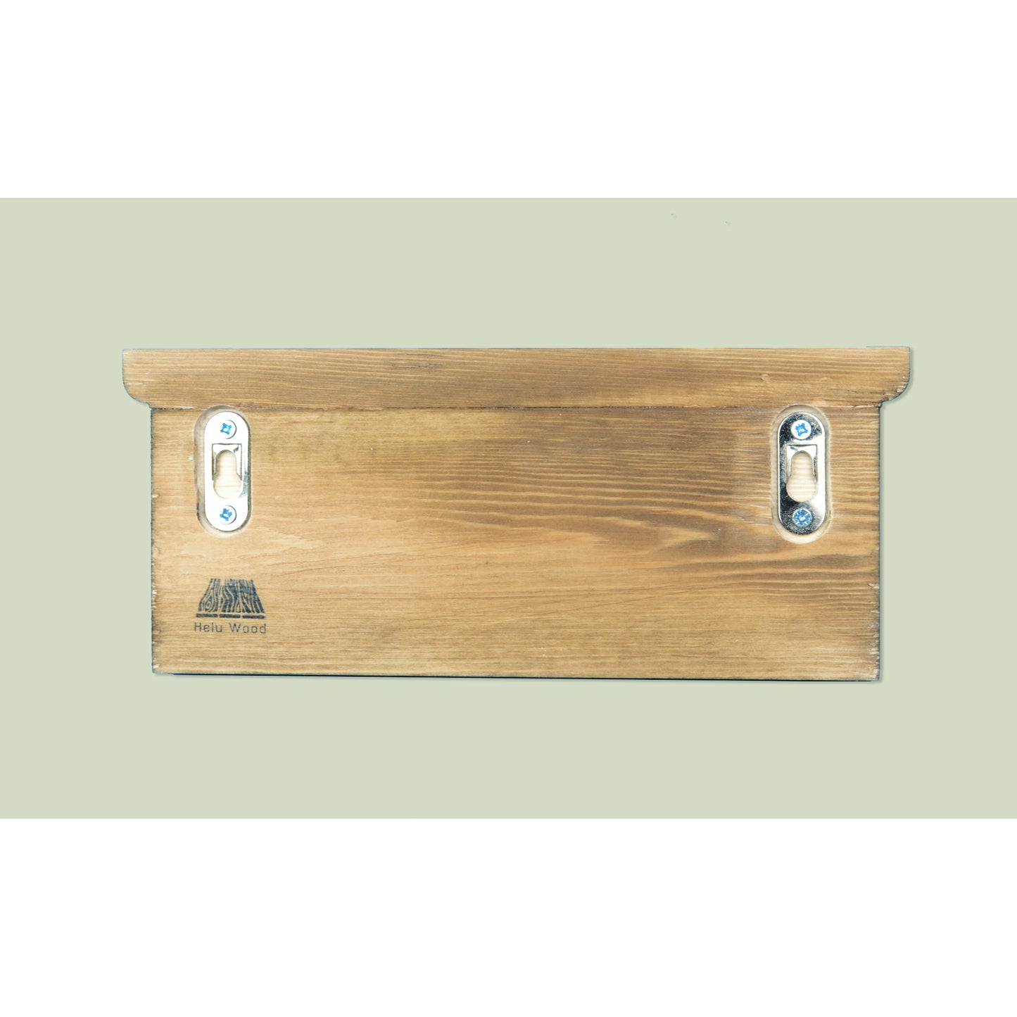 Key Rack with Shelf and Hidden Fixings in an Oak Stain and Oiled Finish - Made to Order