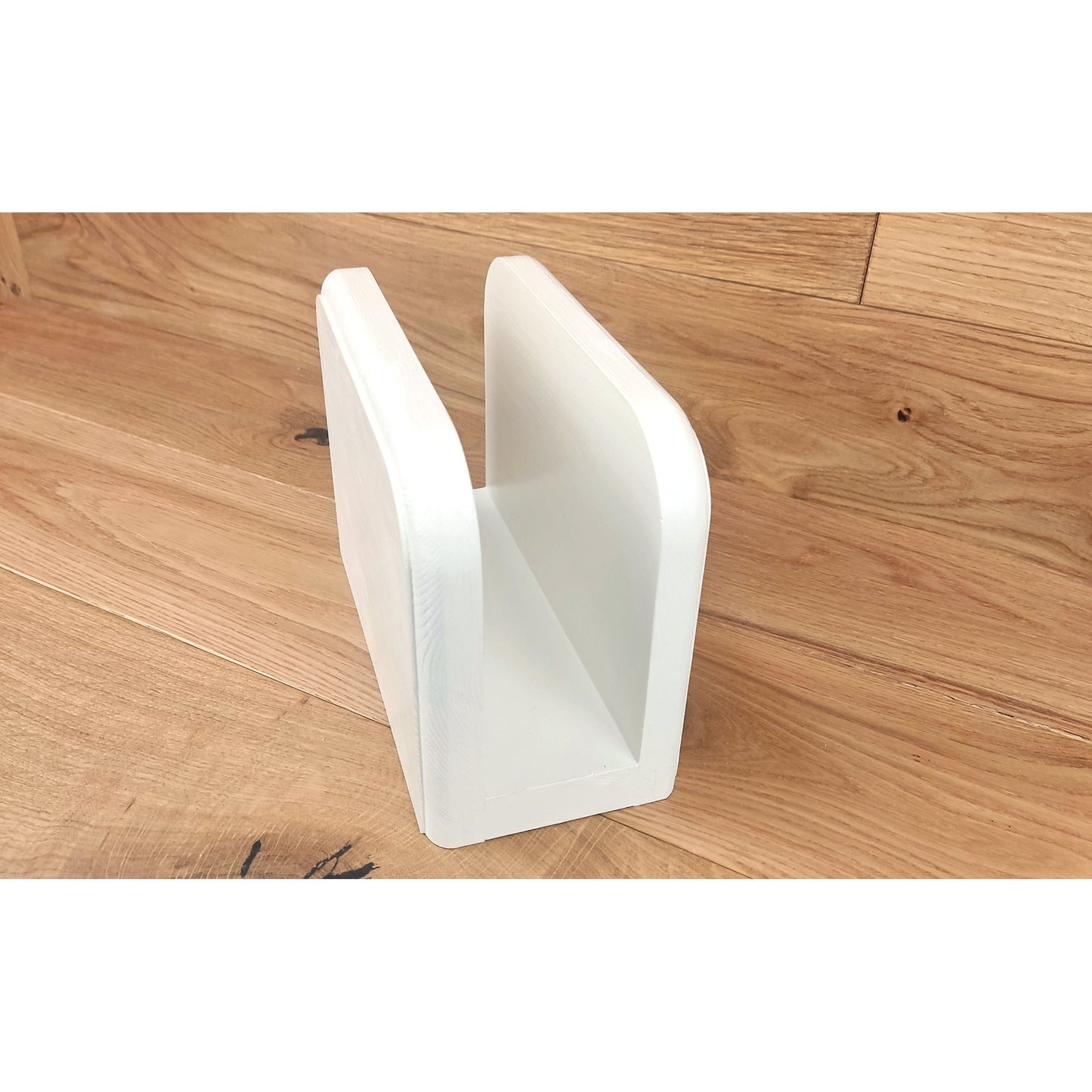 Solid Wooden Letter Holder – White Chalk Paint and Lacquered Finish – Made to Order