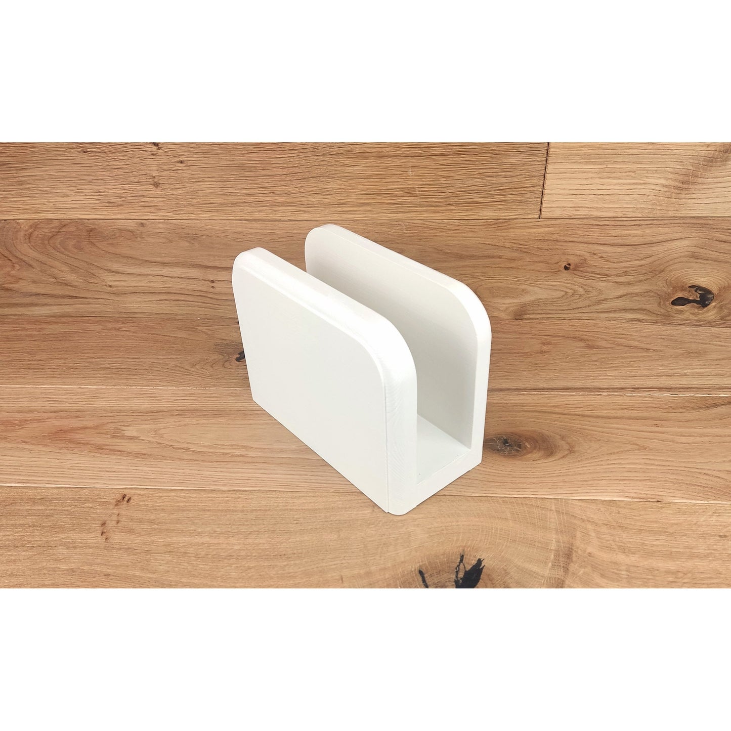 Solid Wooden Letter Holder – White Chalk Paint and Lacquered Finish – Made to Order