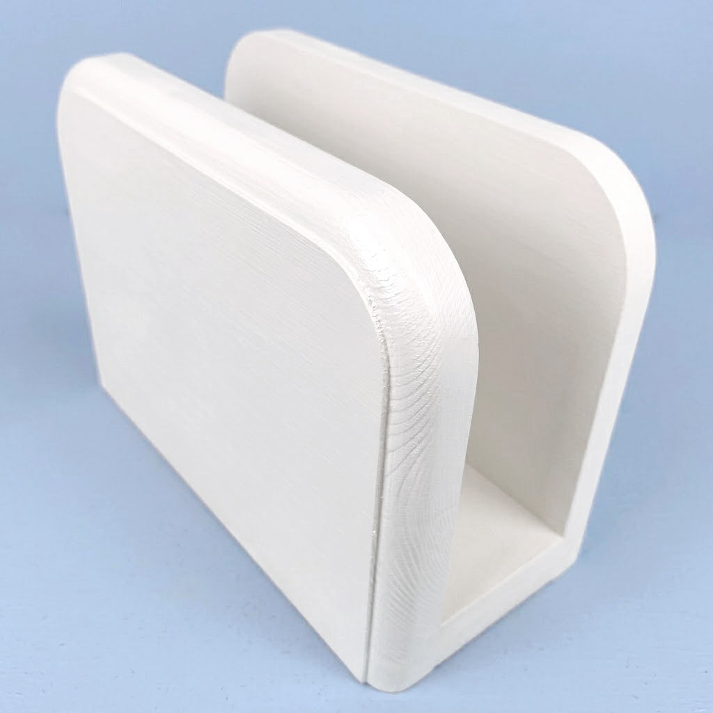 Solid Wooden Letter Holder – White Chalk Paint and Lacquered Finish | Stock Item