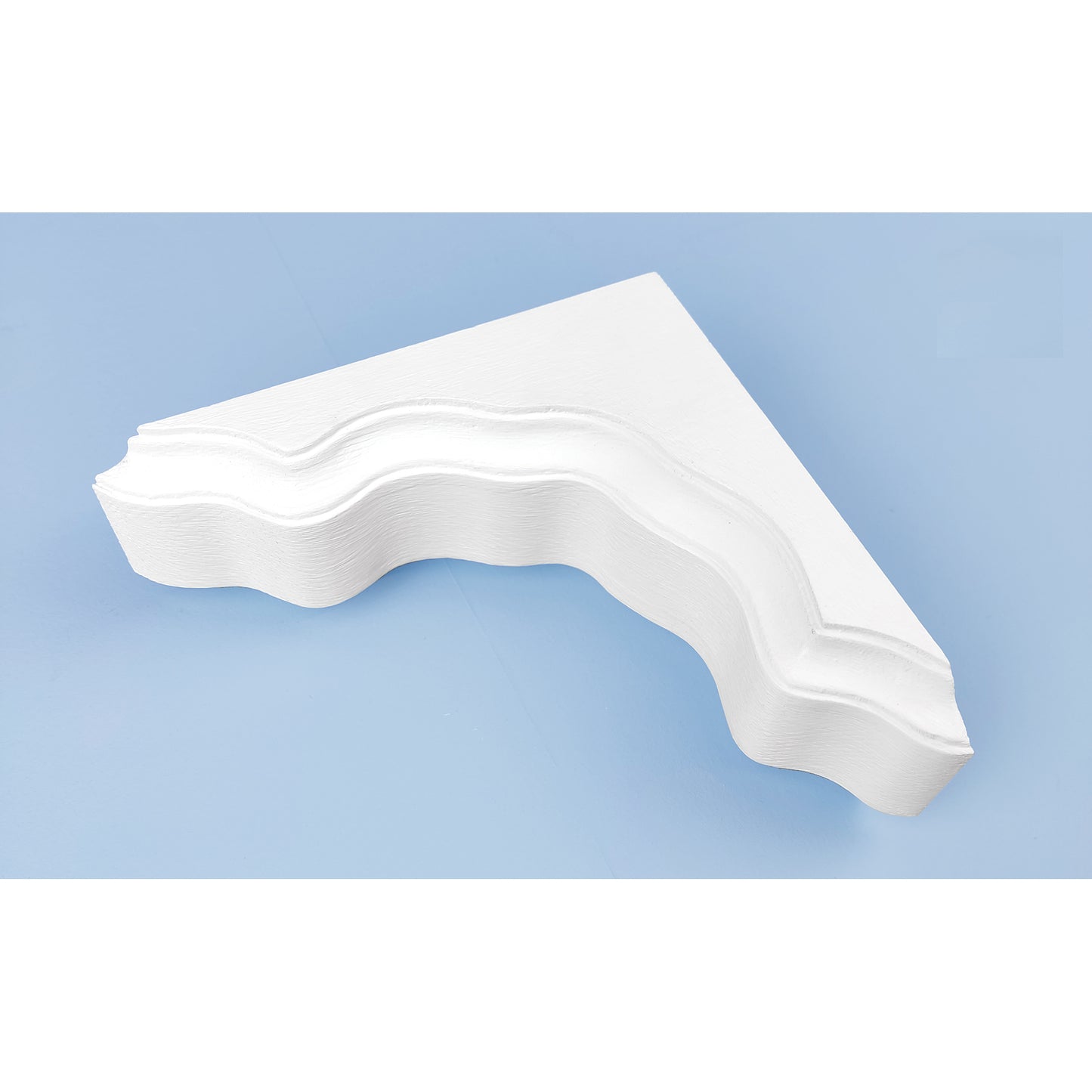 Pair of Wooden Corbels Shelf Brackets with Hidden Fixings - Design 1
