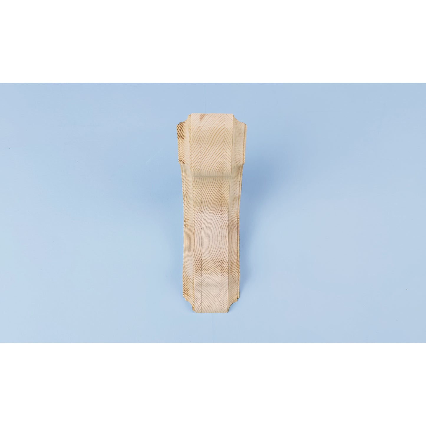 Pair of Wooden Corbels Shelf Brackets with Hidden Fixings - Design 1