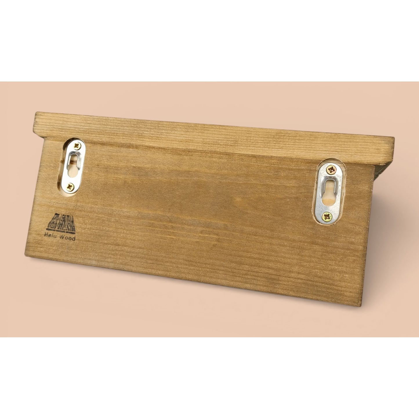 Floating Key Rack with Shelf – Oak Stain Finish – Hidden Fixings | Made to Order