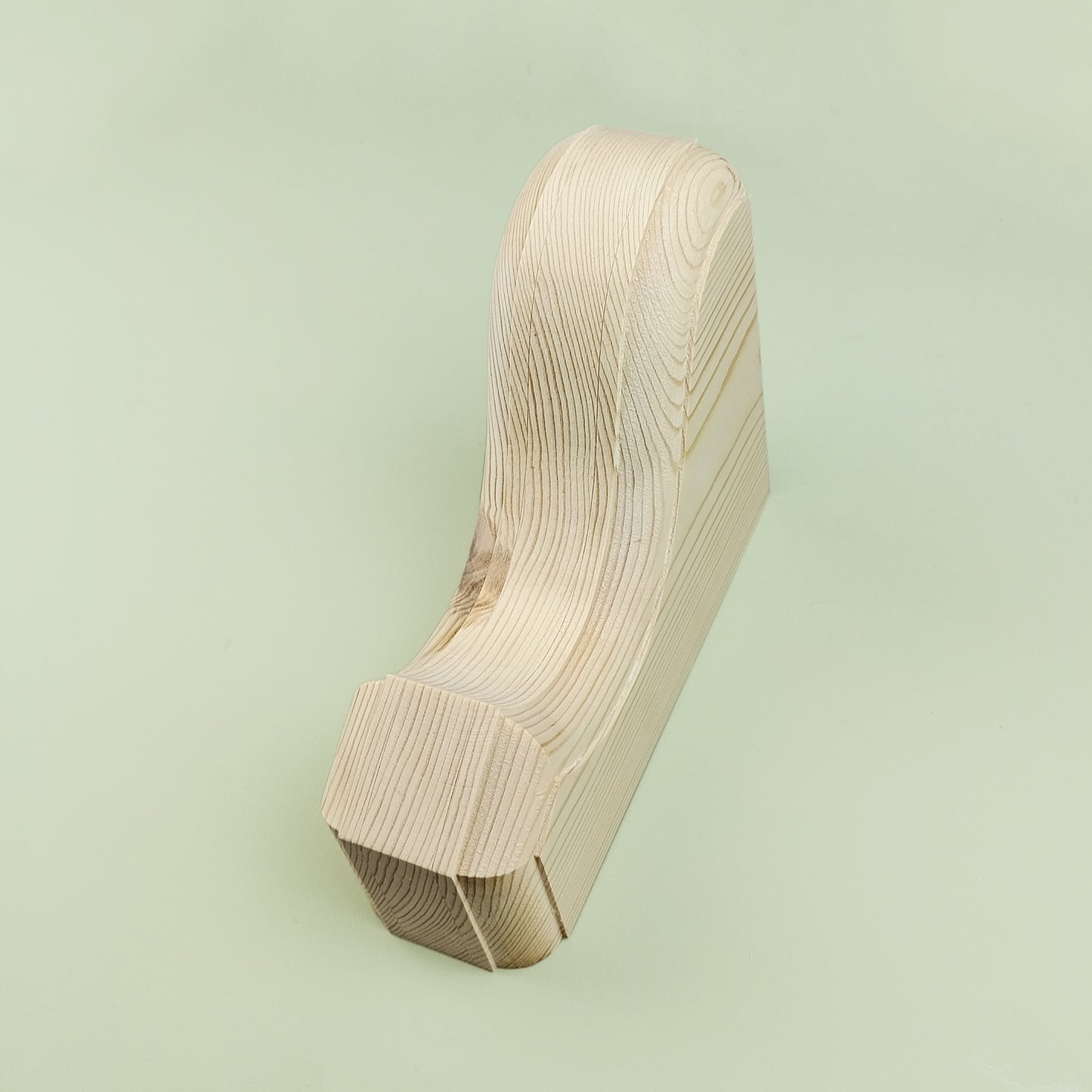 Pair of Handmade Wooden Corbels - Traditional & Scroll Pine Shelf Brackets with Hidden Fixings | Made to Order