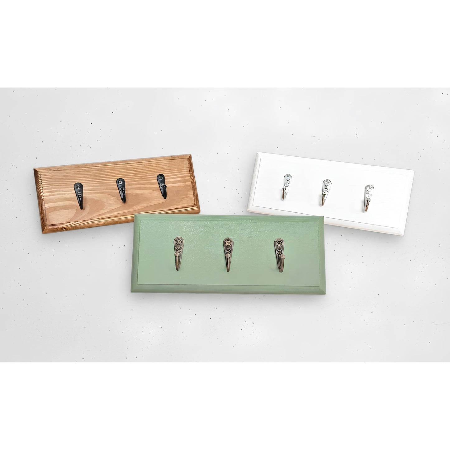 Handmade Wooden Key Rack – Floating Key Holder | Made to Order