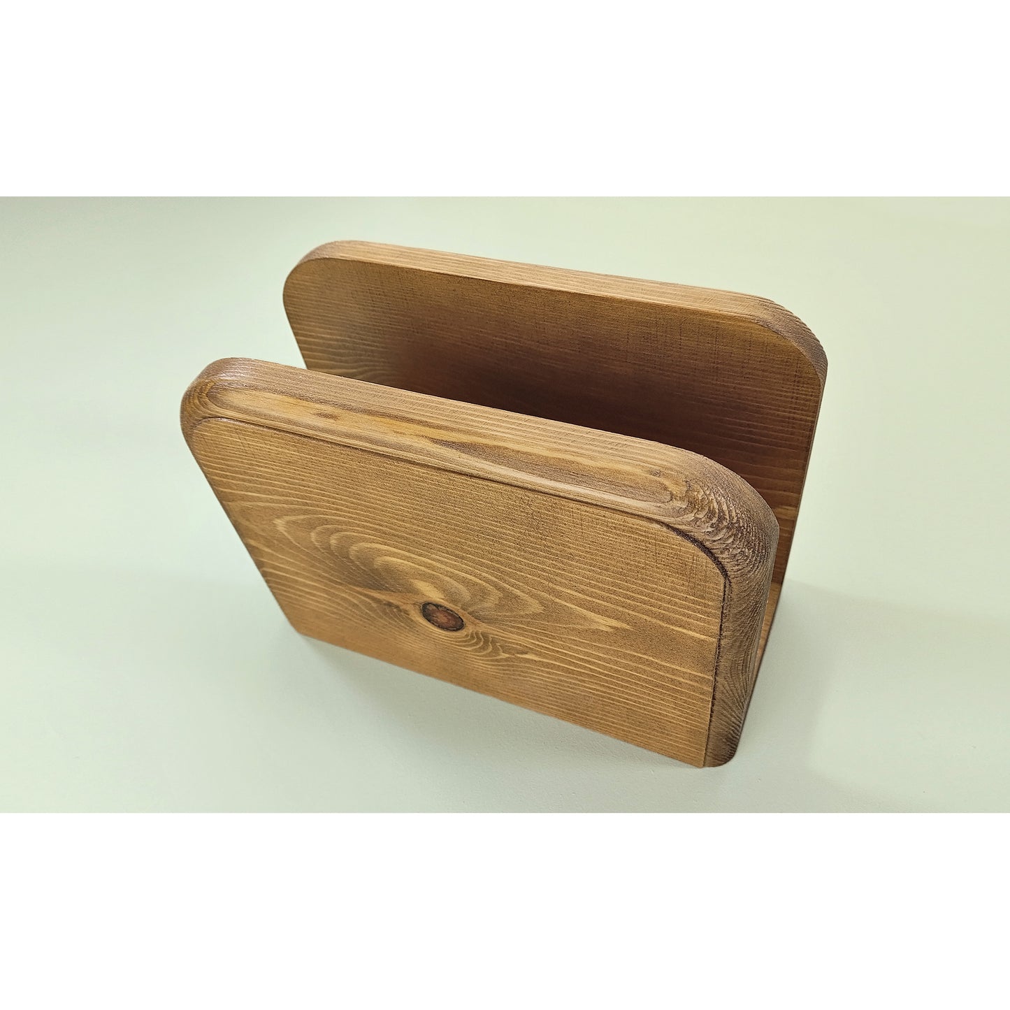 Solid Wooden Letter Holder – White Chalk Paint and Lacquered Finish – Stock Item Ready to Ship