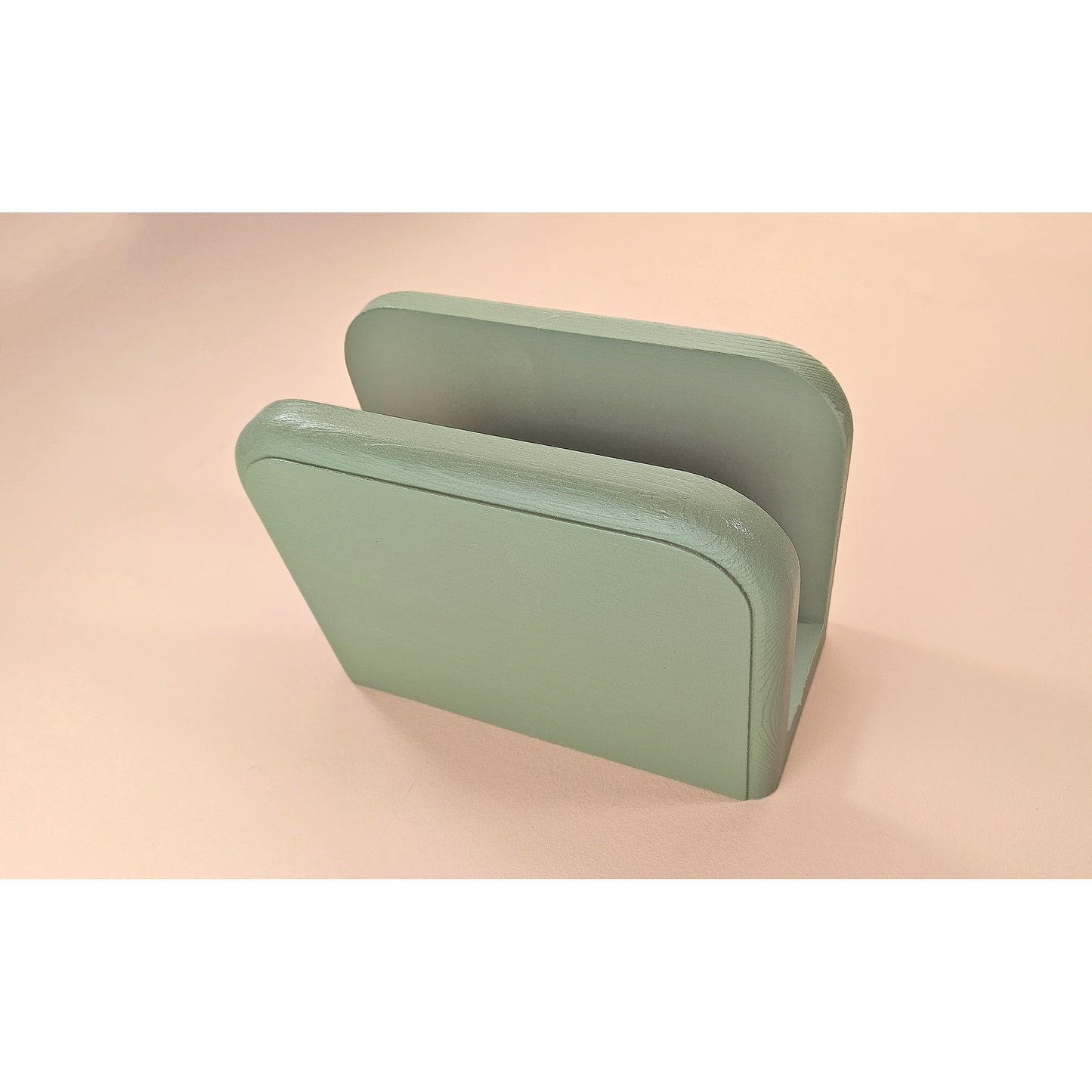 Solid Wooden Letter Holder – White Chalk Paint and Lacquered Finish – Stock Item Ready to Ship