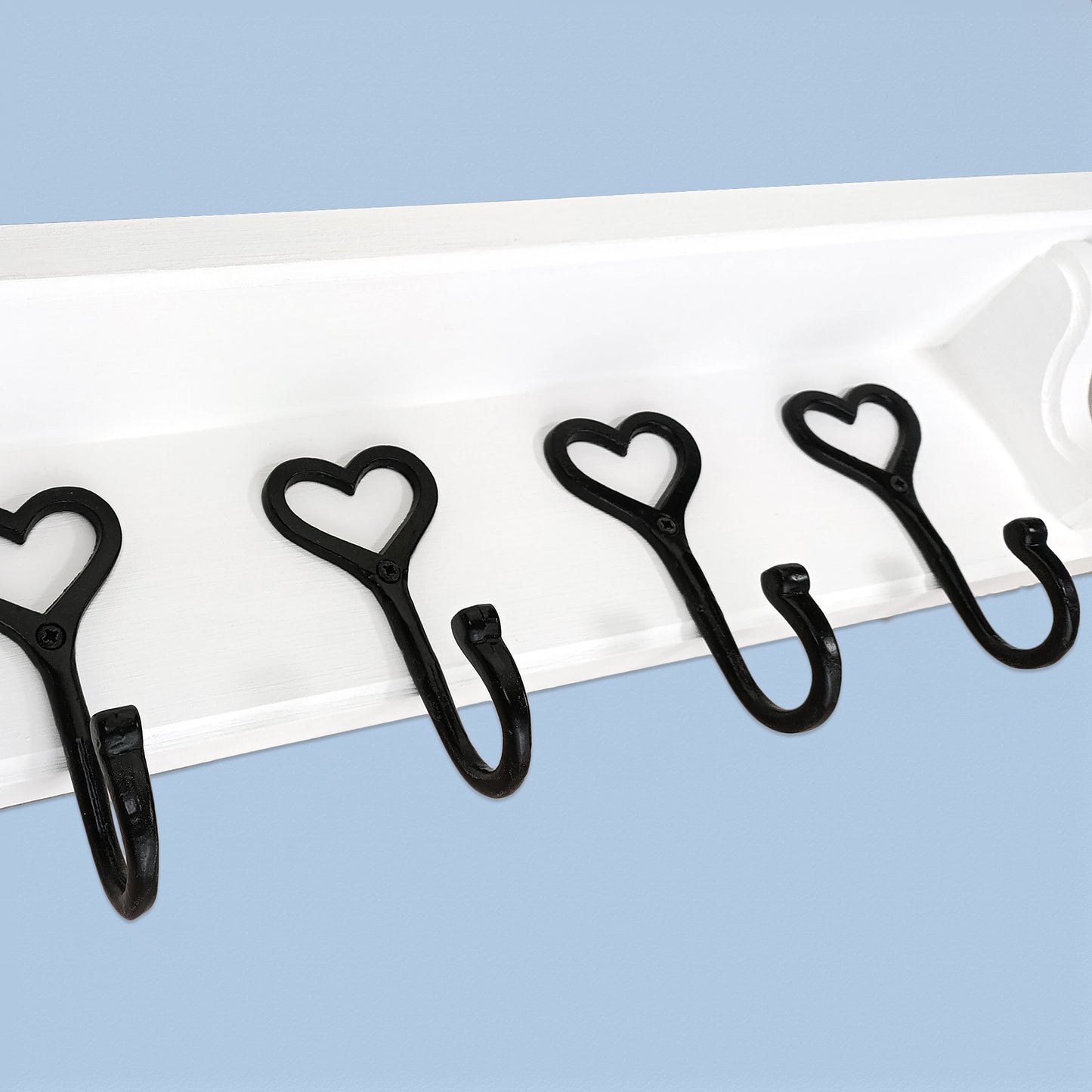 Solid Wooden Coat Rack with Shelf – Choice of Hooks & Hidden Fittings | Made to Order